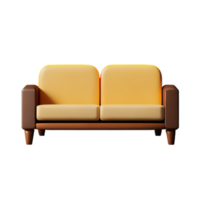 Modern sofa isolate on white background png