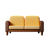 Modern sofa isolate on white background png