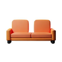 Modern sofa isolate on white background png