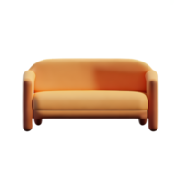 moderno sofá aislar en blanco antecedentes png