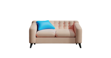 Modern sofa isolate on white background png