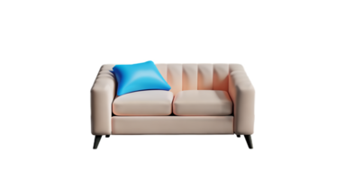 moderno divano isolato su bianca sfondo png