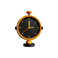 The clock isolated on white png