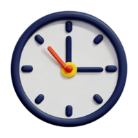 das Uhr isoliert auf Weiß png