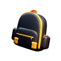 School backpack isolated with white background png