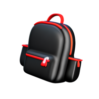 School backpack isolated with white background png