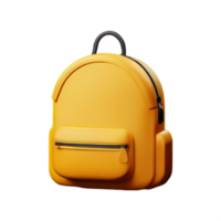 School backpack isolated with white background png