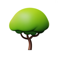 Illustration of a green tree png