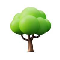 Illustration of a green tree png