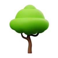 Illustration of a green tree png