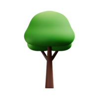 Illustration of a green tree png