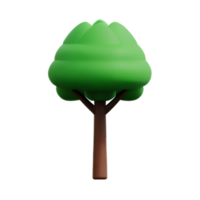 Illustration of a green tree png