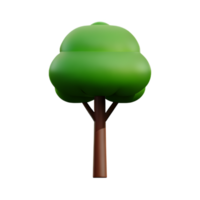 Illustration of a green tree png