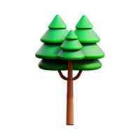 Illustration of a green tree png