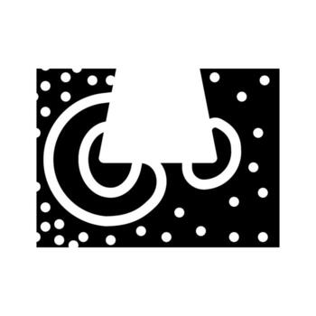 finite element analysis mechanical engineer glyph icon vector illustration