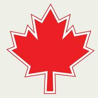 Canadian Maple Leaf isolated vector illustration