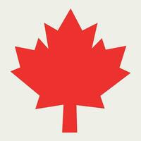 Canadian Maple Leaf isolated vector illustration