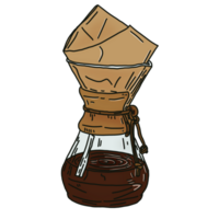 Drip coffee maker png