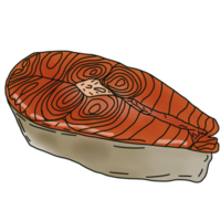 rauwe zalm steak png