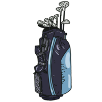 Illustration of golf bag png