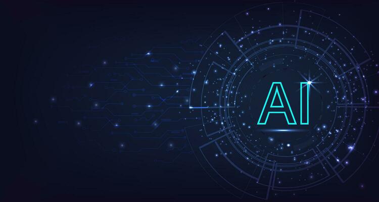 Artificial intelligence AI.