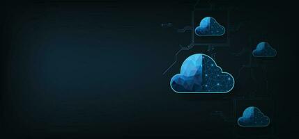 Cloud computing concept. vector