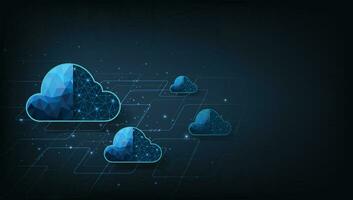 Cloud computing concept design. vector