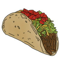 mexicano carne taco png