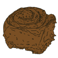 dolce cannella rotolo png