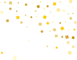 gouden pleinen confetti png