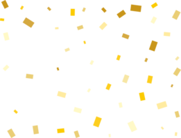 Bright Modern Pattern with Golden Rectangle Confetti. png