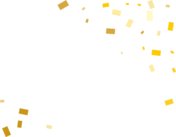 Bright Modern Pattern with Golden Rectangle Confetti. png