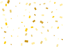 Bright Modern Pattern with Golden Rectangle Confetti. png