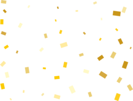 Bright Modern Pattern with Golden Rectangle Confetti. png