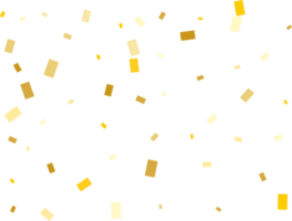 brillant moderne modèle avec d'or rectangle confettis. png