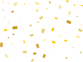 Bright Modern Pattern with Golden Rectangle Confetti. png