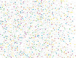 Rain of Rainbow Triangular Confetti png