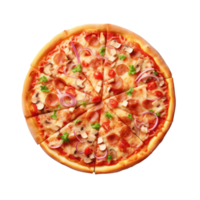 Pizza isolato. illustrazione ai generativo png