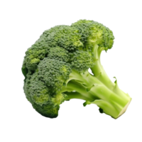 Fresh brocolli isolated. Illustration AI Generative png