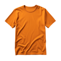 naranja camiseta Bosquejo aislado png