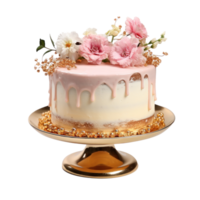 Elegant cake isolated png