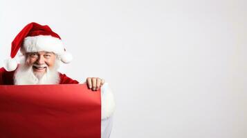 Santa Claus promotional banner photo