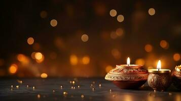 Diwali festival of lights background photo