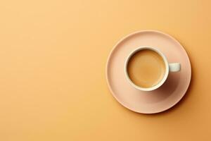 Minimalist coffee background photo