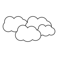 cute cartoon cloud png