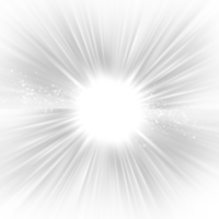 blanc lueur lumière avec briller effet png