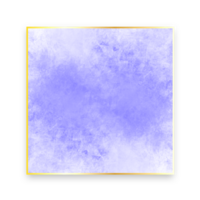 gold frame with watercolor png