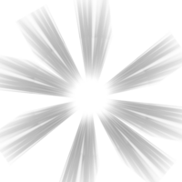 ein Weiß Licht platzen auf ein transparent Hintergrund png