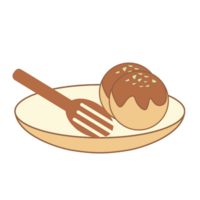 takoyaki cibo illustrazione png