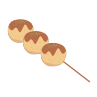 takoyaki cibo illustrazione png